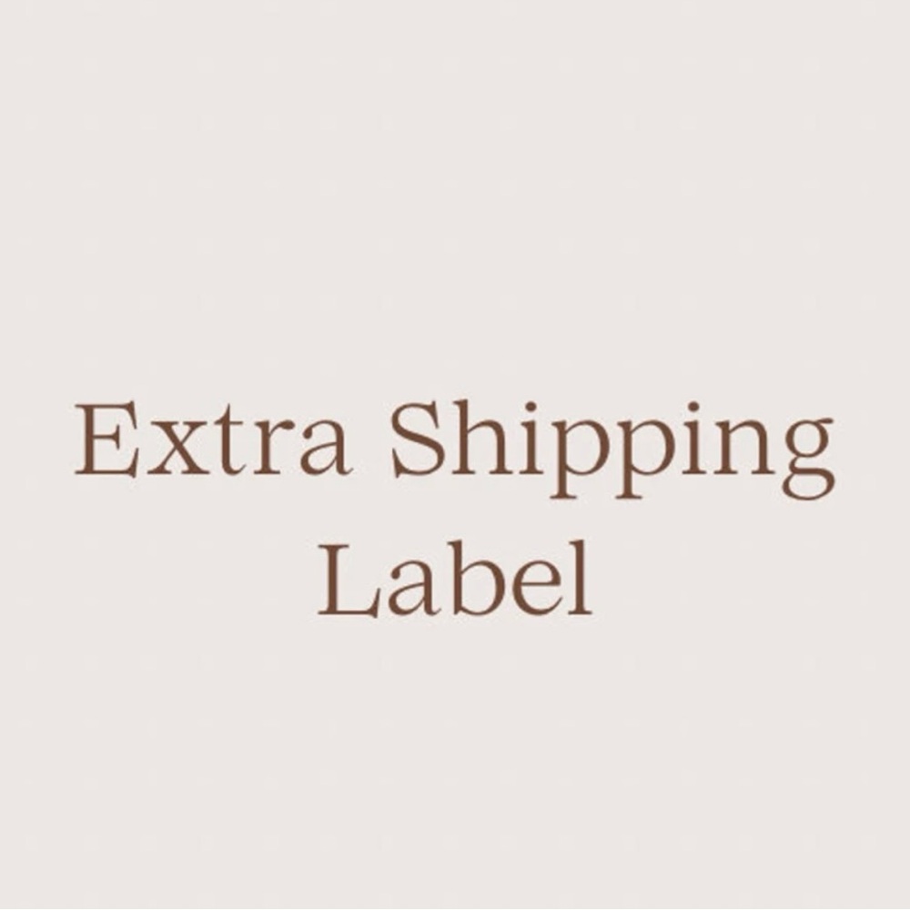 Extra Shipping Label✨